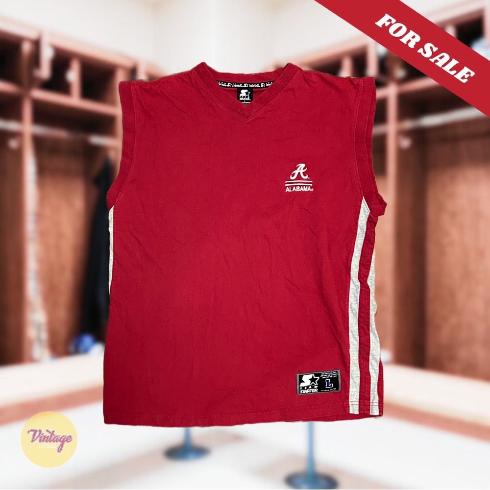 Alabama vintage starter sweatshirt vest
